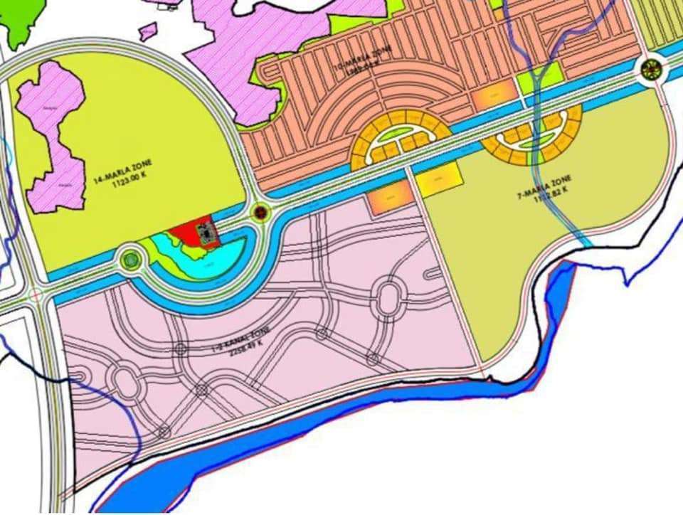 blue world city overseas block layout plan - April 2021